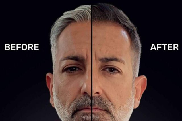 Shampoo Eros Man, el champú cubre canas con efecto natural de Milano Cosmetics recomendado para barberías - 1, Foto 1