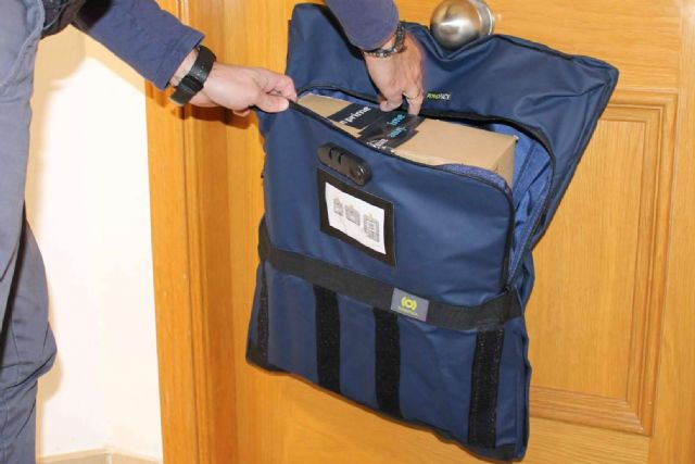 Pomopack es un sistema innovador que permite al mensajero dejar los paquetes de manera segura en la puerta de casa - 1, Foto 1