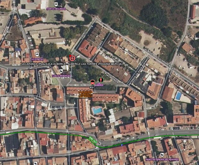 Rescatan a una persona impedida en el incendio de un dúplex en La Alberca - 1, Foto 1