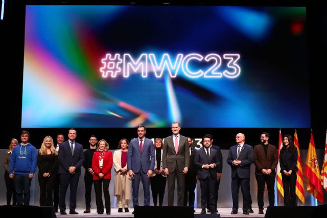 Pedro Sánchez acompaña a S.M. el Rey en la inauguración del GSMA Mobile World Congress Barcelona 2023 - 1, Foto 1