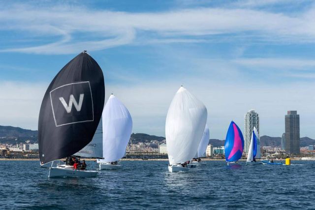 ´Clínicas W Sailing Team´, triunfa en el último acto de las Barcelona Winter Series de J70 - 1, Foto 1