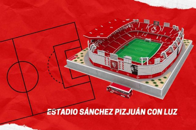 Las ventajas del puzzle 3D Estadio Sánchez Pizjuán con luz - 1, Foto 1