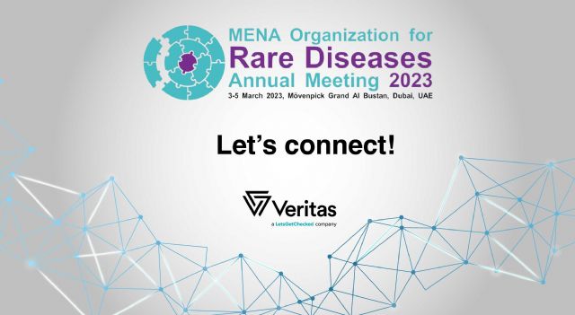 Veritas participa en el MENA Rare Diseases Annual Meeting que se celebrará en Dubai del 3 al 5 de marzo - 1, Foto 1
