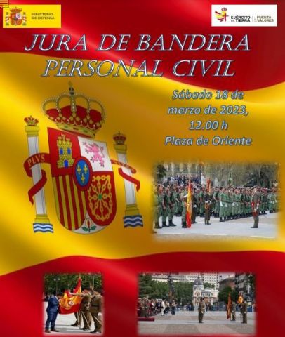 Defensa organiza una Jura de Bandera para personal civil en la Plaza de Oriente de Madrid - 1, Foto 1