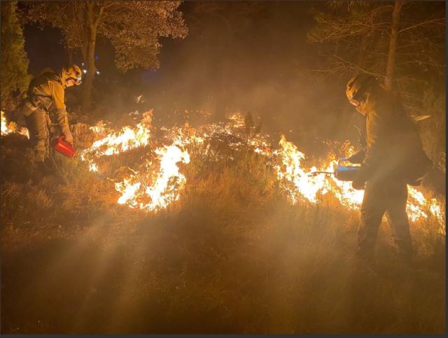 Nuevo dispositivo que ha relevado al de ayer en el incendio forestal de Castellón - 1, Foto 1