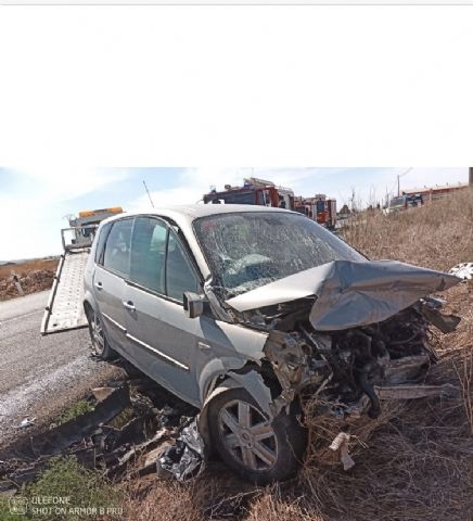 2 heridos en accidente de tráfico en Fuente Álamo - 1, Foto 1