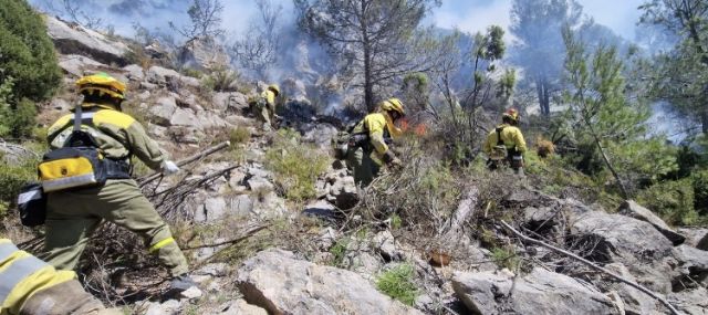 Dispositivo para el martes, 28 de marzo, que el Gobierno Regional mantiene en el incendio de Castellón - 1, Foto 1