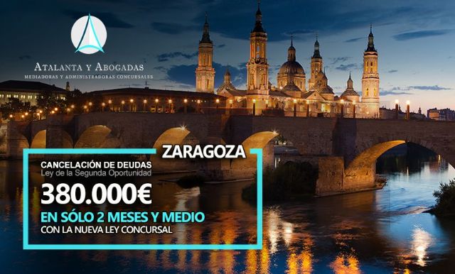 Atalanta y Abogadas cancela 380.000 euros en Zaragoza en 2 meses y medio en el Juzgado Mercantil número 2 - 1, Foto 1