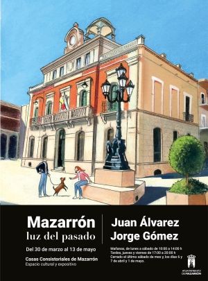 Casas Consistoriales expone ‘Mazarrón luz del pasado’ de los dibujantes Juan Álvarez y Jorge Gómez, Foto 1