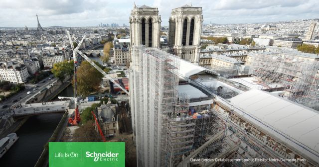 Schneider Electric ayuda a restaurar la catedral de Notre-Dame de París - 1, Foto 1