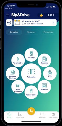 La App de Bip&Drive mantiene el descuento de hasta 10 céntimos por litro en gasolineras - 1, Foto 1