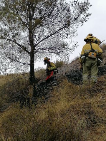 Efectivos del Plan Infomur intervienen en varios incendios forestales declarados en Abanilla y la zona del Altiplano - 1, Foto 1