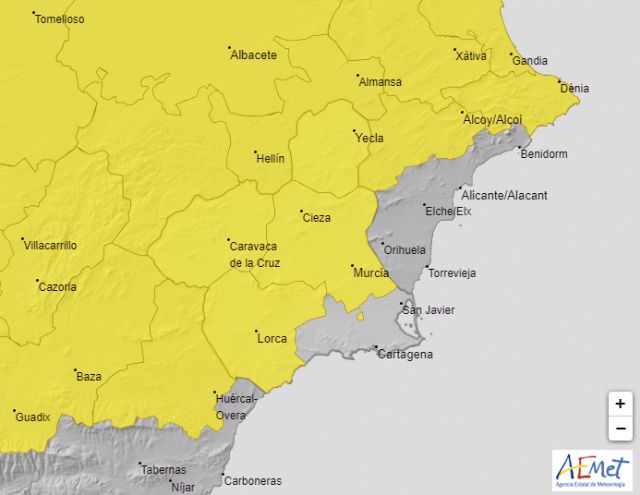 Lluvia hasta 20 litros por metro cuadrado en una hora y tormentas - 1, Foto 1