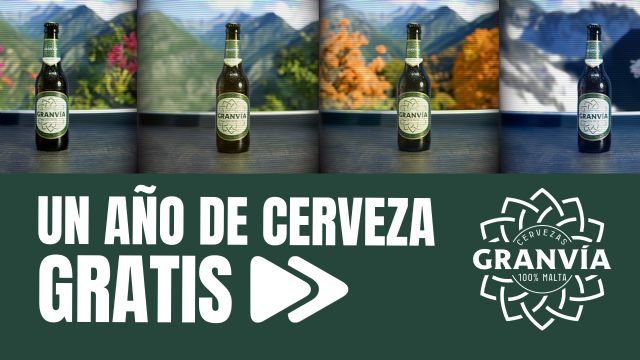 Cervezas Gran Vía ofrece la posibilidad de conseguir un año de cerveza gratis - 1, Foto 1