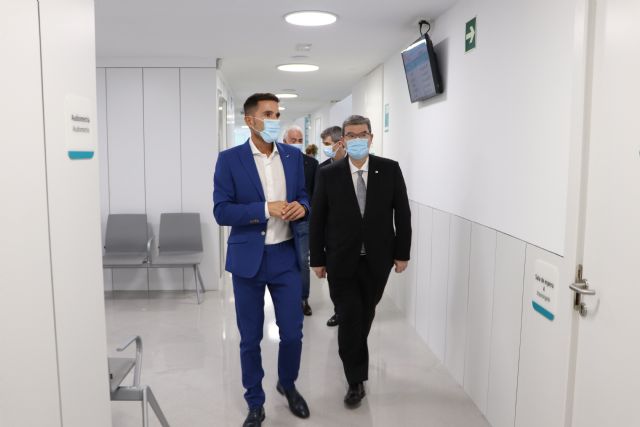 El alcalde de Bilbao, Juan Mari Aburto, visita el Centro Médico Quirónsalud Plaza Euskadi tras las obras de ampliación desarrolladas en las instalaciones - 1, Foto 1