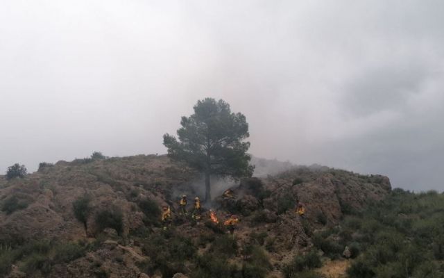Conato de incendio forestal en la Sierra de Santa Ana, Jumilla - 1, Foto 1