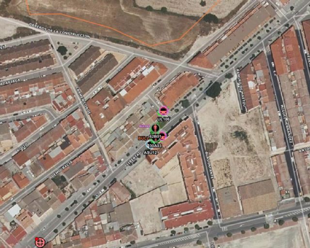 Incendio en un edificio de cuatro plantas en la Avenida de la Libertad, Bullas - 1, Foto 1