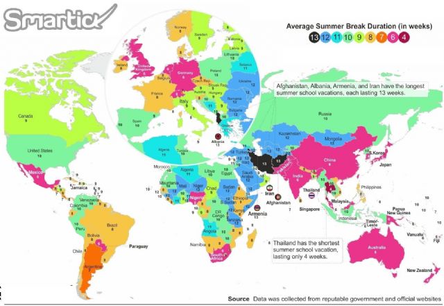 Las vacaciones escolares en España, las segundas más largas de Occidente - 1, Foto 1
