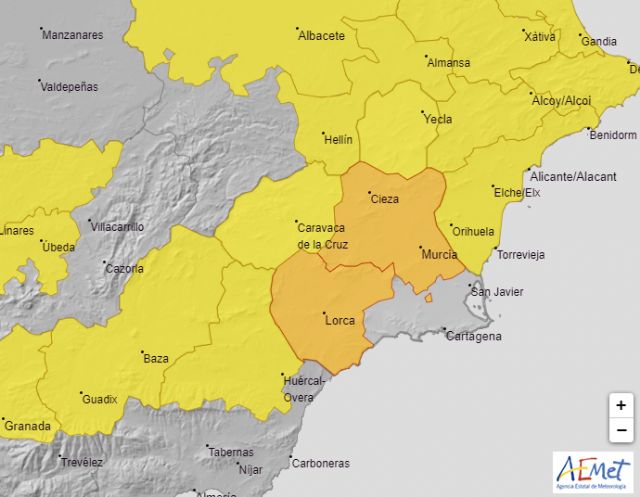 ACTUALIZACIÓN DE AVISOS METEOROLÓGICOS PARA HOY La Aemet advierte de lluvia, tormentas y temperatura de hasta 40º hoy - 1, Foto 1
