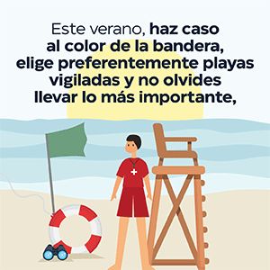 Los puestos de vigilancia de playas del Plan Copla abren hoy 4 de agosto izando 10 banderas rojas y 16 amarillas - 1, Foto 1