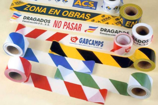 Cinta de balizamiento personalizable para campañas publicitarias, en Oxydo - 1, Foto 1