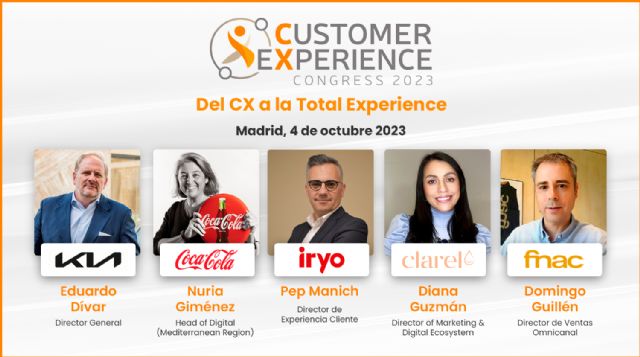 KIA, Coca-Cola, Iryo, llaollao y otras marcas líderes compartirán en la XI edición de CX Congress las claves para lograr una visión 360 del cliente - 1, Foto 1