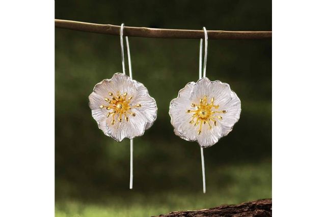 Kitara ofrece pendientes de plata y oro - 1, Foto 1