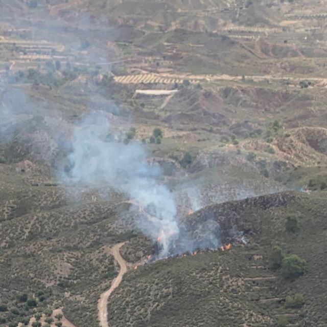 Incendio forestal declarado en El Tolle (Abanilla) - 1, Foto 1