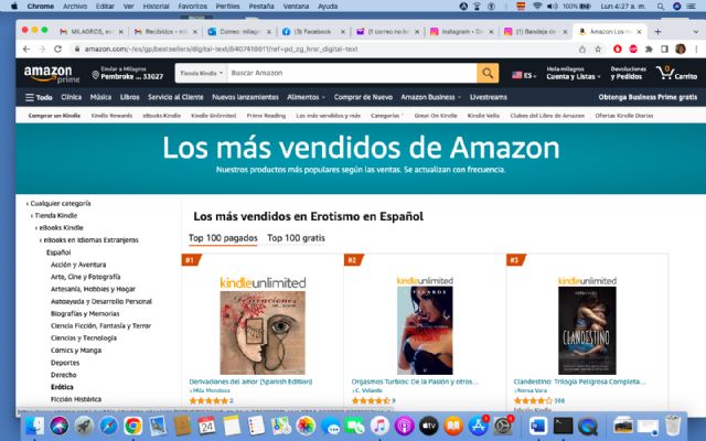 Mila Eros, conquista la cima de los más vendidos de Amazon con su libro ´Saeta Erótica, desata tu imaginación´ - 1, Foto 1
