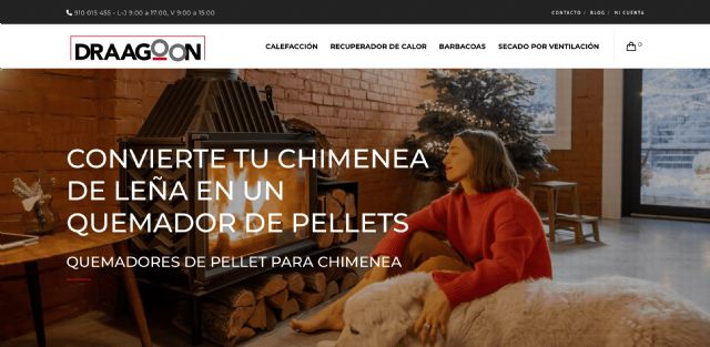 Dragoon lanza su nueva tienda online de quemadores de pellets para chimeneas - 1, Foto 1