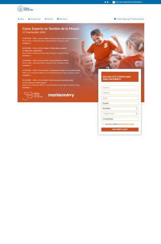 El curso de control de la miopía bate el récord histórico de inscritos de Cione University - 1, Foto 1