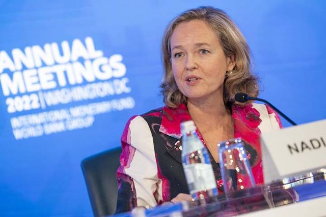 La vicepresidenta primera, Nadia Calviño, mantiene esta semana una intensa agenda multilateral y bilateral en Marrakech - 1, Foto 1