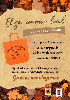 Ayuntamiento y ACOMA lanzan la campaa Gracias por Elegirnos para fomentar el comercio local y la sostenibilidad, Foto 1