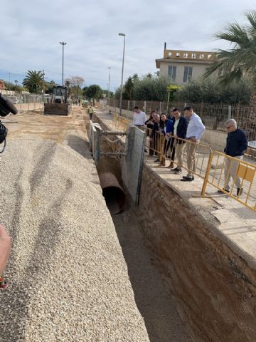 Las obras de los colectores norte y sur que construye el Gobierno regional en San Javier concluirán a finales de año - 1, Foto 1