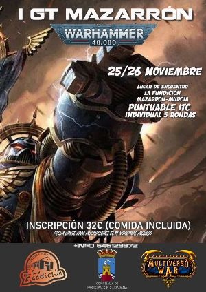 Mazarrón acogerá su primer Gran Torneo de Warhammer 40K, Foto 1