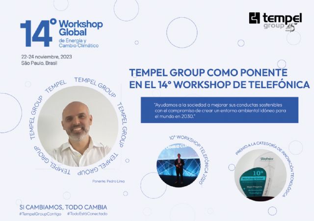 Tempel Group: innovación sostenible en el 14º Workshop Global de Energía y Cambio Climático de Telefónica - 1, Foto 1
