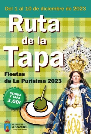 Del 1 al 10 de diciembre, pon el paladar a prueba en la Ruta de la Tapa de las Fiestas de La Pursima 2023, Foto 1