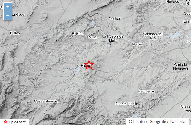 Terremoto magnitud 3.1 en Pliego - 1, Foto 1