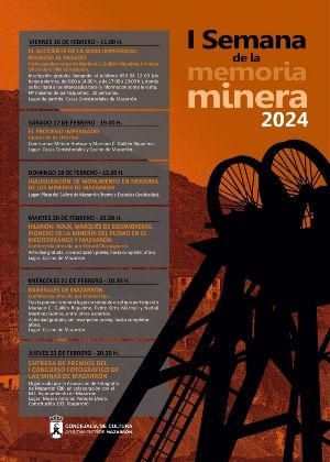 Mazarrón iluminará su pasado con la celebración de la I Semana de la Memoria Minera del 16 al 22 de febrero, Foto 1