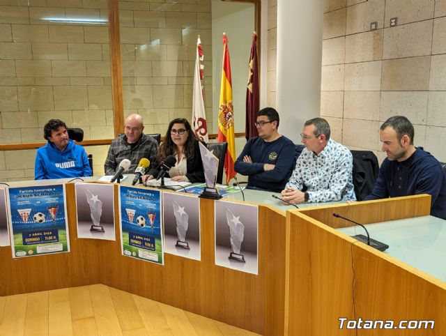 El partido de homenaje a Jess Serrano y a beneficio de la Asociacin ELA Regin de Murcia ser el domingo 7 de abril - 2