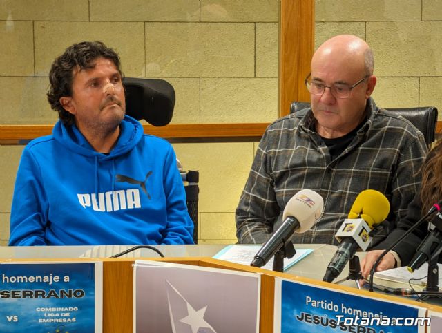 El partido de homenaje a Jess Serrano y a beneficio de la Asociacin ELA Regin de Murcia ser el domingo 7 de abril - 4
