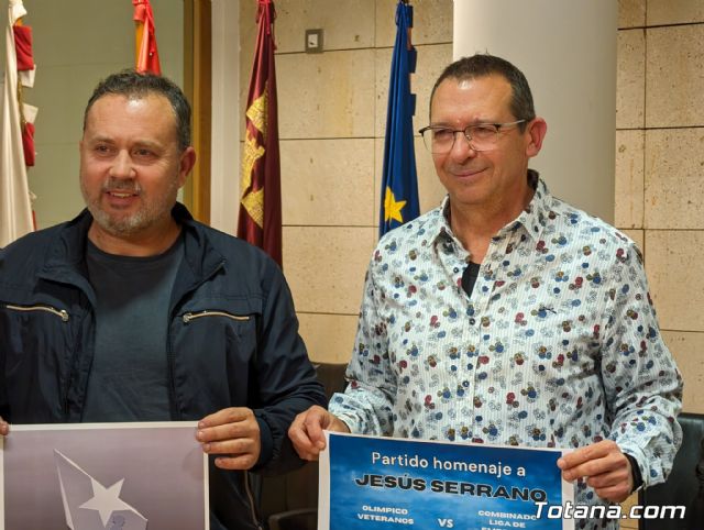 El partido de homenaje a Jess Serrano y a beneficio de la Asociacin ELA Regin de Murcia ser el domingo 7 de abril - 19