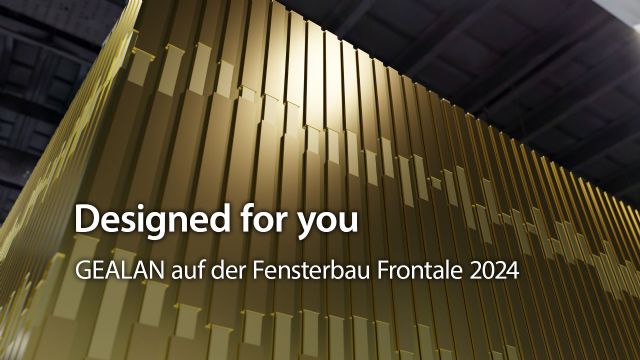 Designed for you: GEALAN presenta su innovador stand en la Feria Fensterbau Frontale 2024 - 1, Foto 1
