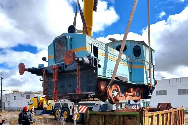 Una histórica locomotora de la antigua AZUCARERA EBRO preservada por la Fundación del Patrimonio Ferroviario - 1, Foto 1