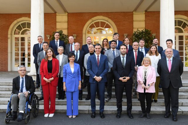 Imágenes del encuentro de Pedro Sánchez con representantes del sector de la vivienda Foto: Moncloa/Jorge Villar, Foto 1