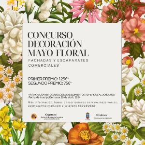 Mazarrón anima a sus comercios a participar en el primer concurso de decoración Mayo Floral 2024 para Impulsar el Comercio Local - 1, Foto 1