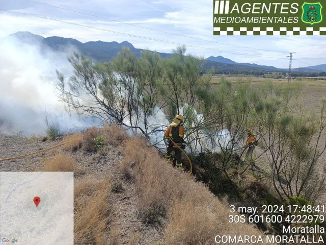 Extinguido un conato de incendio forestal en Caravaca de la Cruz - 1, Foto 1