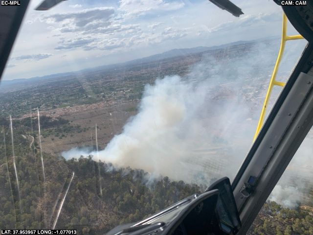 Estabilizado el incendio forestal de Murcia - 1, Foto 1