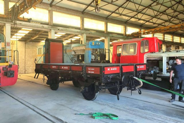 Restaurado por la Fundación del Patrimonio Ferroviario un vagón de la Cía. del Norte construido en 1927 - 1, Foto 1