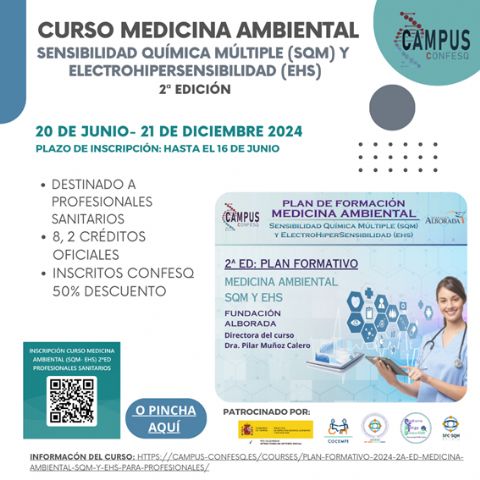 Dirigido a profesionales sanitarios, el campus virtual CONFESQ anuncua la segunda edición de su curso de medicina ambiental - 1, Foto 1